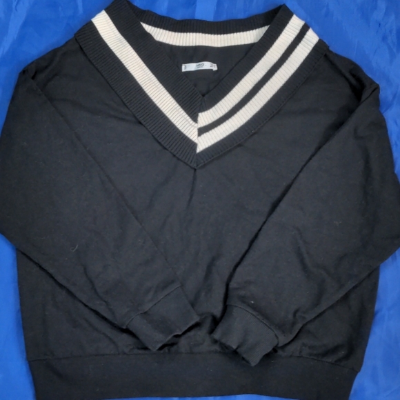 Mango Contrast Panels Sweatshirt - Picture 5 of 8